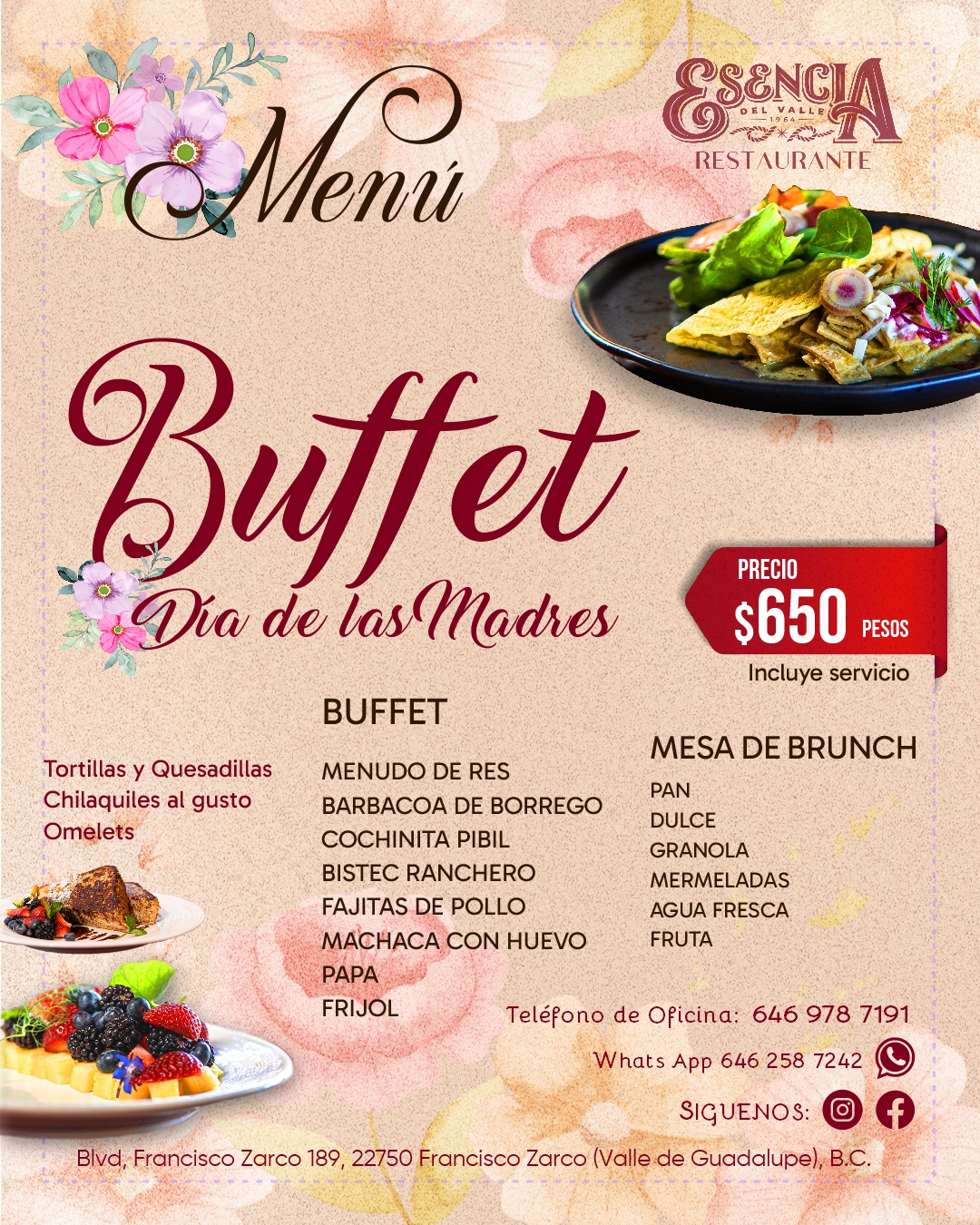 Brunch Día de las Mamás